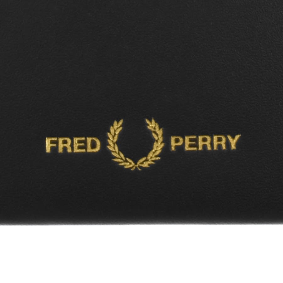 Alternative Image for ProductFred Perry Leather Card Holder Black3